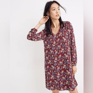Madewell Button Back Dress in Antique Flora